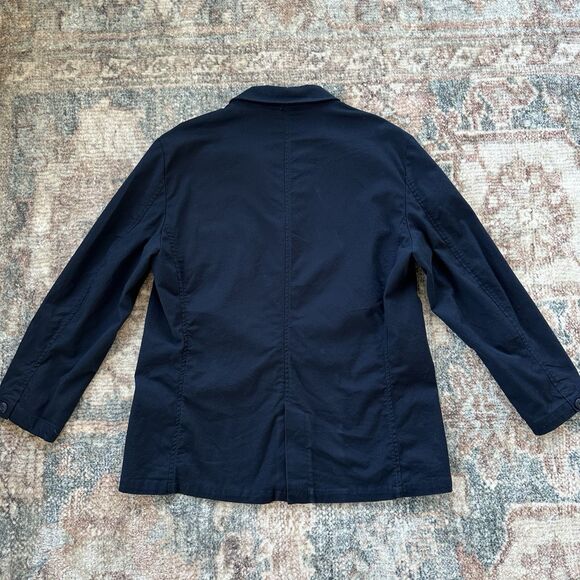 Bridge & Burn Monroe Jacket Blazer Mens XL Navy Blue Large Patch Pockets $158 - Picture 11 of 11
